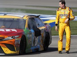 Kyle Busch comes into Martinsville as the favorite to win on Sunday after finishing second last year. (Image: Getty)