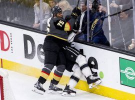 Vegas Golden Knights Forward Ryan Reaves and the rest of the team is expecting a physical battle against the Los Angeles Kings in the first round of the NHL Playoffs. (Image: Las Vegas Review-Journal)