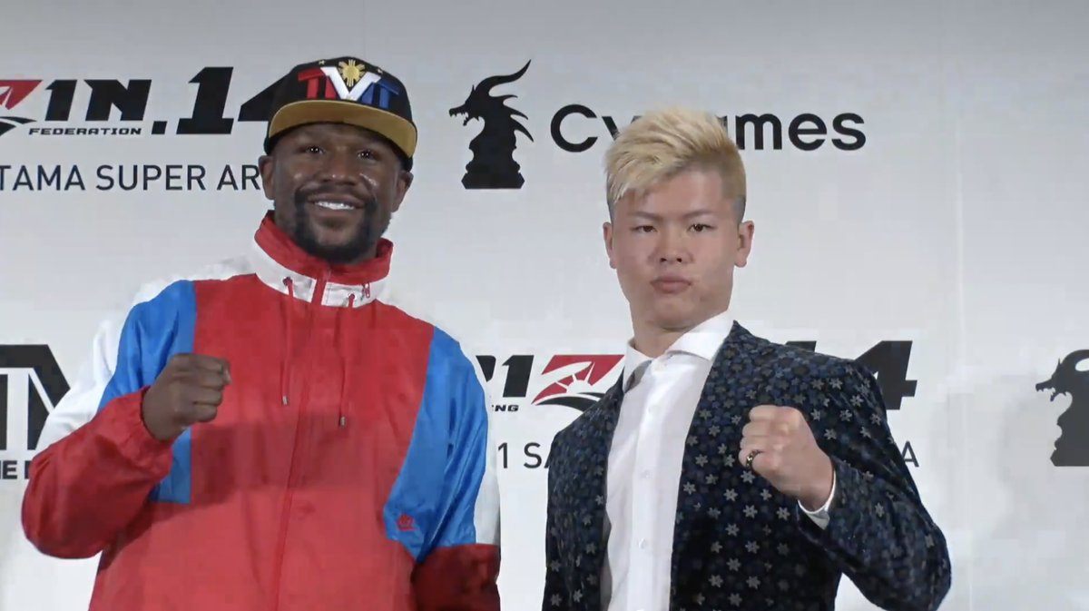 Floyd Mayweather and Tenshin Nasukawa