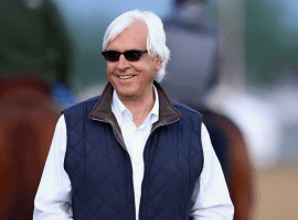 Trainer Bob Baffert loaded for bear in Razorback land.
(Image: Getty/Andy Lyons)