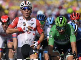 Caleb Ewan (Lotto-Soudal) notches second stage win at 2019 Tour de France. (Image: Getty)