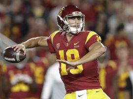 USC backup QB Matt Fink comes off the bench to lead the Trojans to victory over Utah at Memorial Coliseum in Los Angeles. (Image: Jose Sanchez/AP)