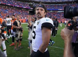 Jacksonville Jaguars QB Gardner Minshew improved to 2-1 as a starter after a victory over the Denver Broncos in Denver. (Image: Jack Dempsey/AP)