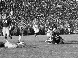 Yale and Harvard met in the greatest game in Ivy League history at Harvard Stadium in Boston, MA on November 23, 1968. (Image: AP)