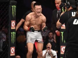 Chan Sung Jung â€“ better known as The Korean Zombie â€“ will take on Frankie Edgar in the main event of UFC Fight Night 165. (Image: Josh Hedges/Zuffa/Getty)