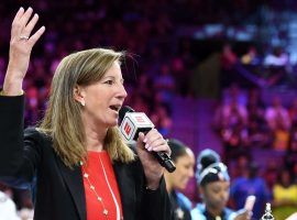 WNBA Commissioner Cathy Englebert is "making a big bet on women" with new contract proposal. (Image: Ethan Miller/Getty)