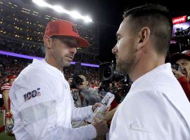 San Francisco head coach Kyle Shanahan, left, is hoping that his team can beat Green Bay head coach Matt LaFleur in the NFC Championship game. (Image: AP)