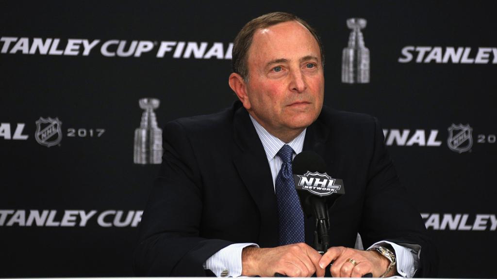 NHL commissioner Gary Bettman coronavirus