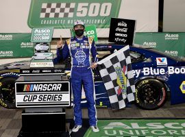 Chase Elliott won the Alsco Uniforms 500 on Thursday at Charlotte Motor Speedway. (Image: Getty)