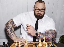 Hafthor Julius Bjornsson is among 16 plyers who will take part in the second edition of the Pogchamps online chess tournament. (Image: Peter Yang/Menâ€™s Health)