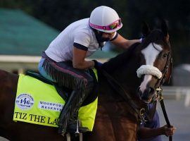 After his 1 1/4-length Kentucky Derby loss to Authentic, Tiz the Law stares at a future that may not include the Preakness Stakes. (Image: Darron Cummings/AP Photo)