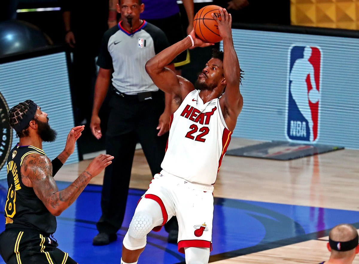 Jimmy Butler Miami Heat LA Lakers NBA Finals triple-double