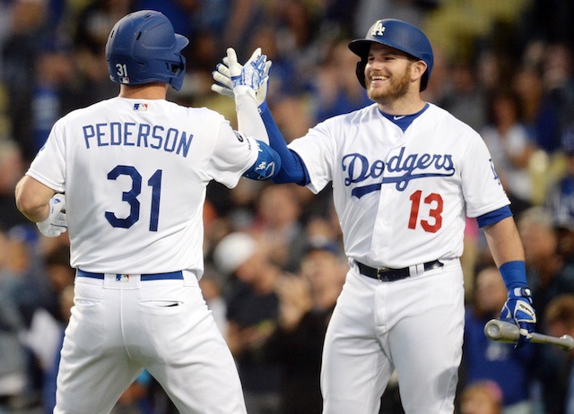 Max Muncy and Joc Pederson