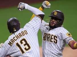 Fernando Tatis Jr. (right) homered twice on Thursday to lead the San Diego Padres to an 11-9 win over the St. Louis Cardinals. (Image: Orlando Ramirez/USA Today Sports)