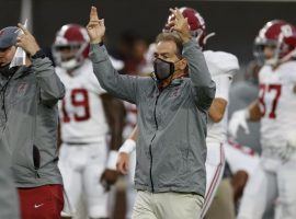 Alabama coach Nick Saban isn't going to let a positive COVID-19 diagnosis stop his team, but other to programs haven't been so lucky. (Image: Kent Gidley/USA Today Sports)