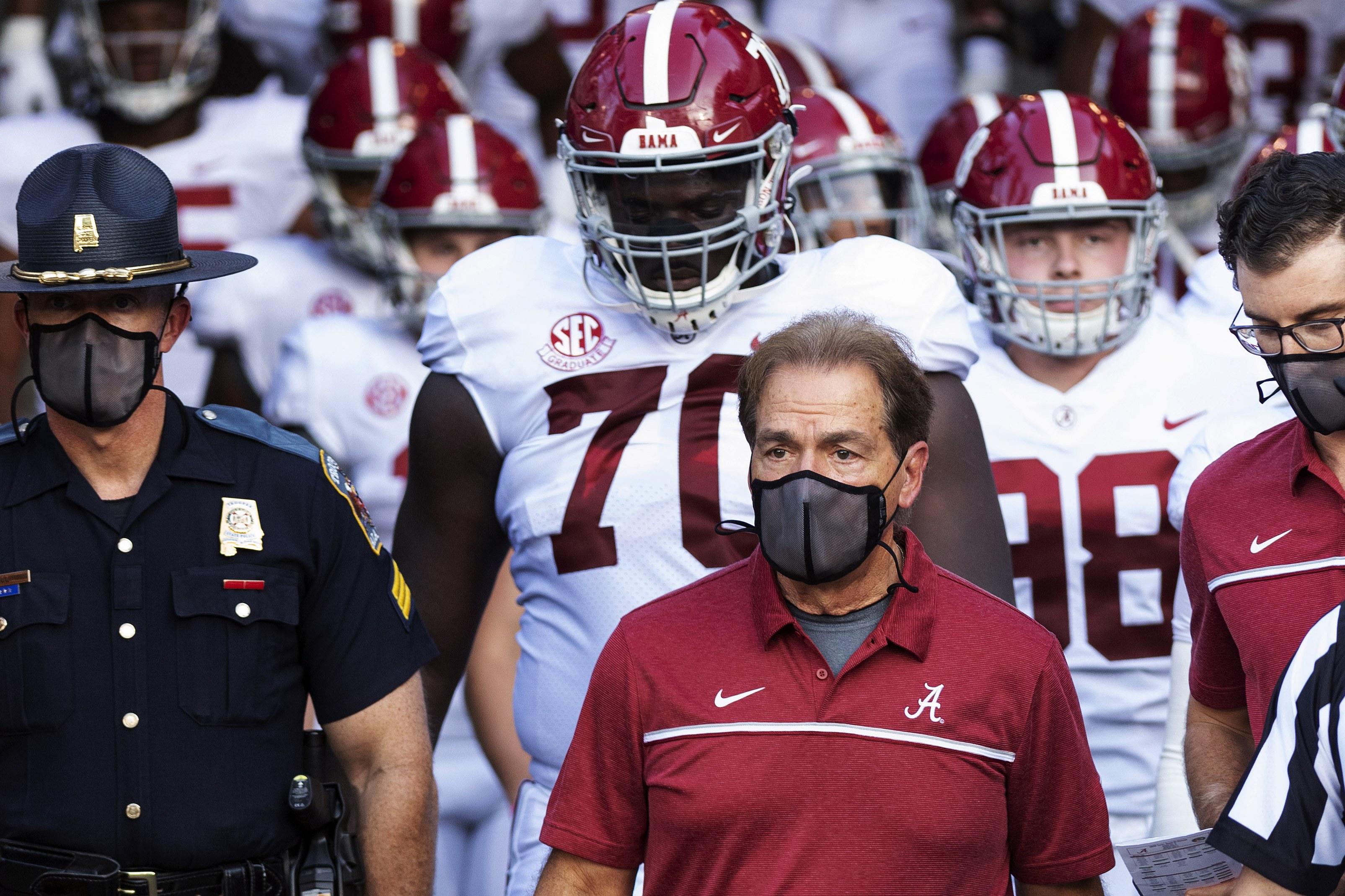 Alabama coach Nick Saban