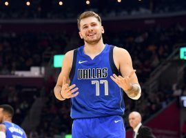 Dallas Mavericks star Luka Doncic on a mission to win the Southwest division title. (Image: Jason Miller/Getty)