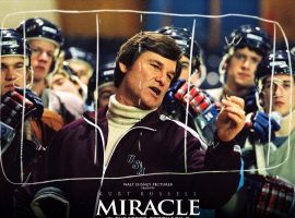 "Miracle" a 2004 film starring Kurt Russell as the coach of the gold-medal winning US men's ice hockey team in 1980. (Image: Disney)