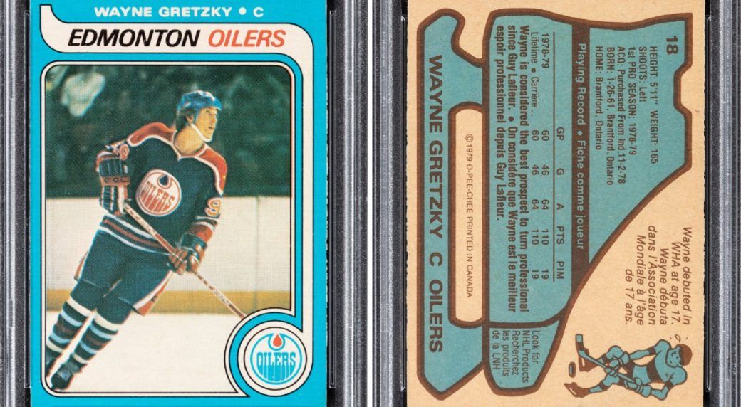 Wayne Gretzky's rookie card breaks the million dollar mark at auction.