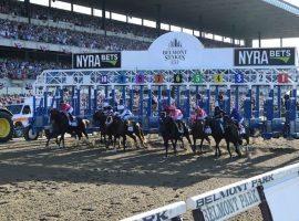 The 153rd Belmont Stakes moves back to 1 1/2 miles and its early June starting date. It headlines a massive day of racing at Belmont Park June 5. (Image: Chelsea Durand/NYRA/Coglianese Photos)