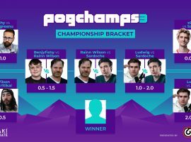 Rainn Wilson will battle Sardoche for Twitch chess supremacy when they meet in the PogChamps 3 finals on Sunday. (Image: Chess.com)