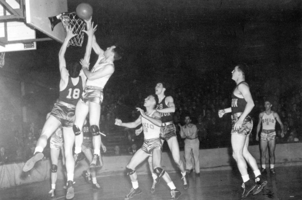 Oregon Ohio State 1939 first college basketball tournament championship game