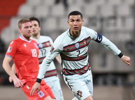 Cristiano Ronaldo on duty for Portugal (Source @SelecaoPortugal / Twitter)