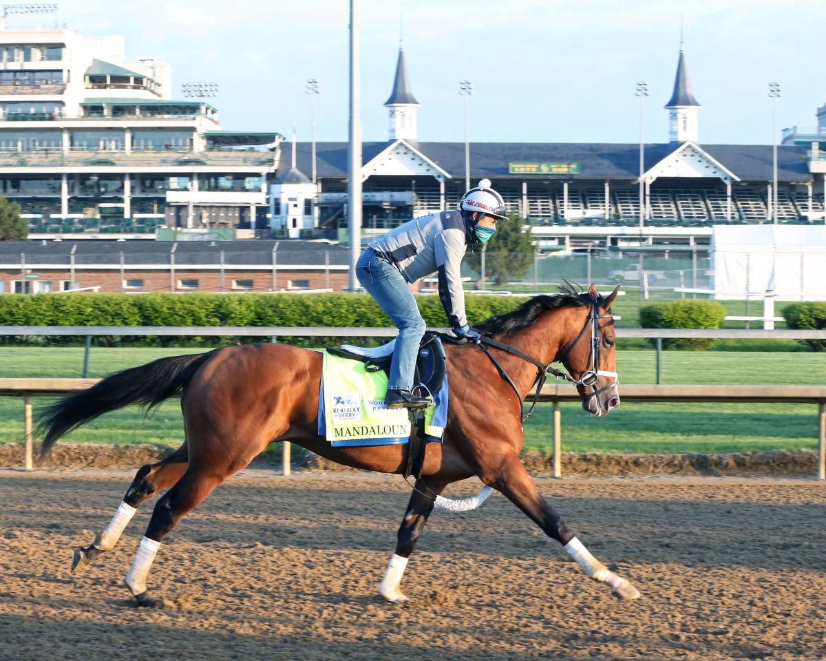 Mandaloun-Passing Preakness