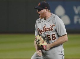 Spencer Turnbull threw a no-hitter against the Seattle Mariners on Tuesday night, the fifth no-hitter of the young MLB season. (Ted S. Warren/AP)