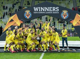 Villarreal won the Europa League after a dramatic penalty shootout against Manchester United, in Gdansk. (Image: Twitter / @RPenha9)