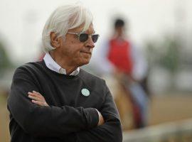 Hall of Fame trainer Bob Baffert doubles as the face of his sport. His face won't be around Churchill Downs the next two years after that track suspended him for two years. (Image: AP Photo)