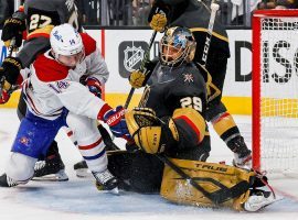 Vegas Golden Knights goaltender Marc-Andre Fleury sat out Game 4, but will likely return to the net for Game 5 against the Montreal Canadiens. (Image: Getty)