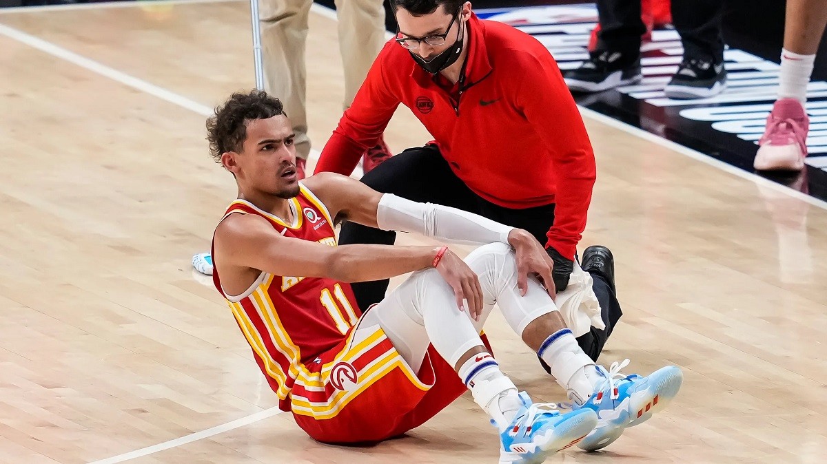 Trae Young Game 4 Injury Report NBA Atlanta Hawks Ankle