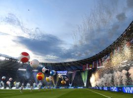 A wonderful ceremony at the Olimpico in Rome set-up the scene before Italy against Turkey. (Image: Twitter / @Euro2020)