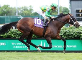 Arklow won his last start, the Grade 3 Louisville, in stakes-record time. He tries for his second Grade 1 win and 10th career victory in Saturday's United Nations Stakes at Monmouth Park. (Image: Coady Photography/Churchill Downs)