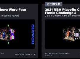 Challenges have become a key aspect of the NBA Top Shot collecting experience, even more so during the 2021 playoffs. (Image: NBATopShot.com)