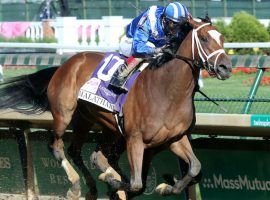 Kentucky Oaks winner Malathaat had her five-race win streak snapped by Maracuja in last month's CCA Oaks. She seeks payback in Saturday's Grade 1 Alabama Stakes at Saratoga. (Image: Churchill Downs/Coady Photography)