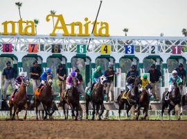 Just like these Thoroughbreds, Santa Anita Park jumps out to a fast start or its Autumn Meet. The iconic West Coast track offers 13 stakes races opening weekend, including seven Breeders' Cup Challenge Series events. (Image: Santa Anita Park)