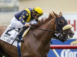 United captured the Eddie Read Stakes on this Del Mar turf last month. He is one o the favorites in the Del Mar Handicap, which anchors this week's all-stakes Cross Country Pick 5. (Image: Benoit Photo)