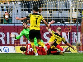 Haaland scored two goals and assisted another three as Dortmund beat Frankfurt 5-2 on the opening day of the Bundesliga season. (Image: Twitter/Bundesliga)