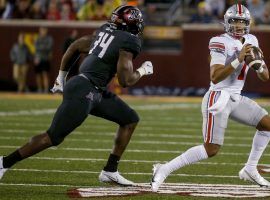 Ohio State quarterback CJ Stroud struggled initially against Minnesota, but shouldn't have problems against Oregon this week. He's a strong DFS pick in Week 2. (Image: Cleveland.com)