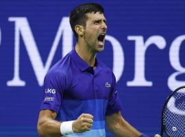 Novak Djokovic stands one win away from a calendar-year Grand Slam. Heâ€™ll face Daniil Medvedev in the final of the US Open on Sunday. (Image: Getty)