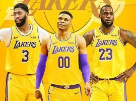 Russell Westbrook joined the Los Angeles Lakers in an offseason trade to create an elite All-Star squad in Tinsel Town alongside LeBron James and Anthony Davis. (Image: LA Lakers)