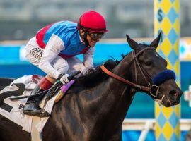 You saw Medina Spirit and John Velazquez capture August's Shared Belief Stakes at Del Mar. You won't see the pair in Saturday's Grade 1 Pennsylvania Derby. Trainer Bob Baffert scratched the Kentucky Derby winner after he drew an outside post. (Image: Benoit Photo)