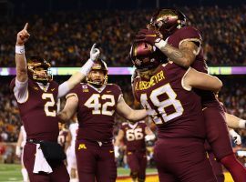 The Minnesota Gophers come into Tuesdayâ€™s Guaranteed Rate Bowl as a favorite over the West Virginia Mountaineers. (Image: Harrison Barden/USA Today Sports)