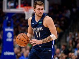 Luka Doncic from the Dallas Mavericks missed the last two weeks with a sprained ankle, but now heâ€™s out with COVID-19. (Image: Getty)