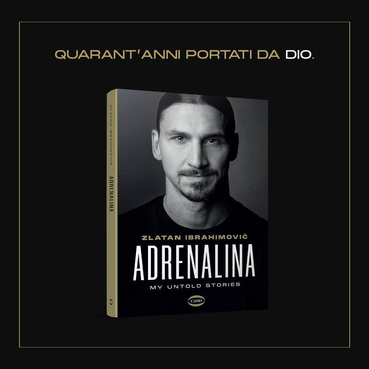 Zlatan new book Adrenalina