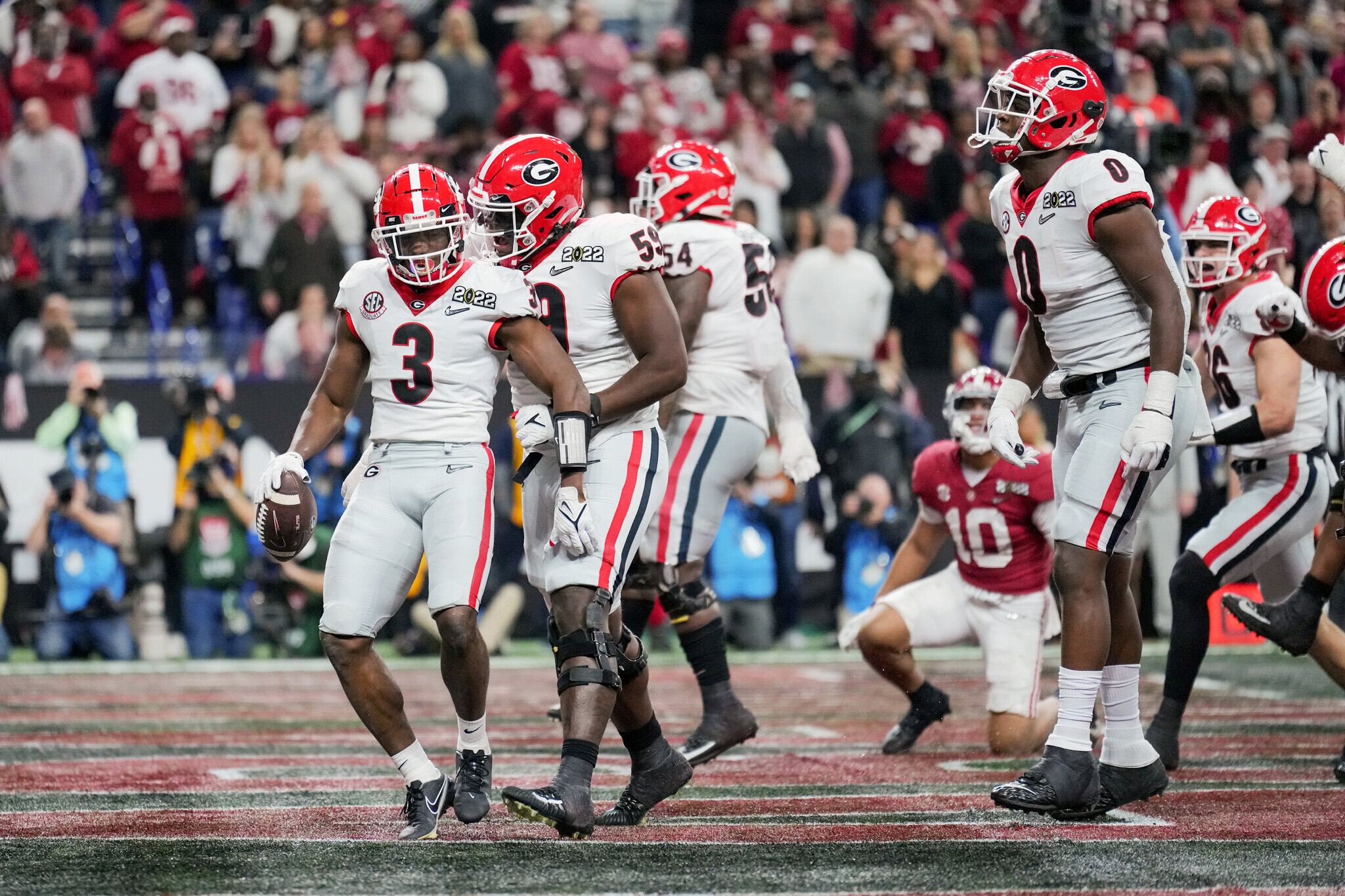 National championship odds Georgia Alabama