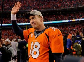 Peyton Manning waves after the Broncos AFC Championship victory over the New England Patriots.  (Image: Joe Amon/Getty)