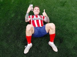 Kieran Trippier won the Spanish La Liga with Atletico in 2021. (Image: Twitter/trippier2)